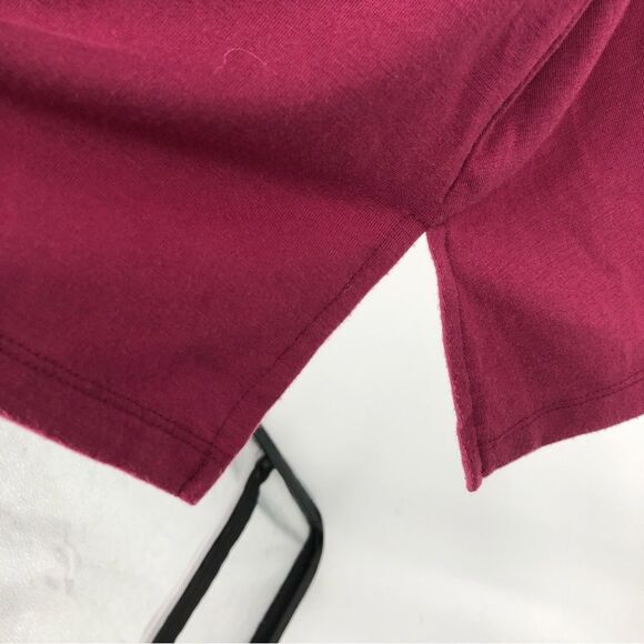 Catherines Shirt Womens 2X Pink Studded Cutout Neck 3/4 Sleeve Stretchy Comfy - Picture 6 of 11